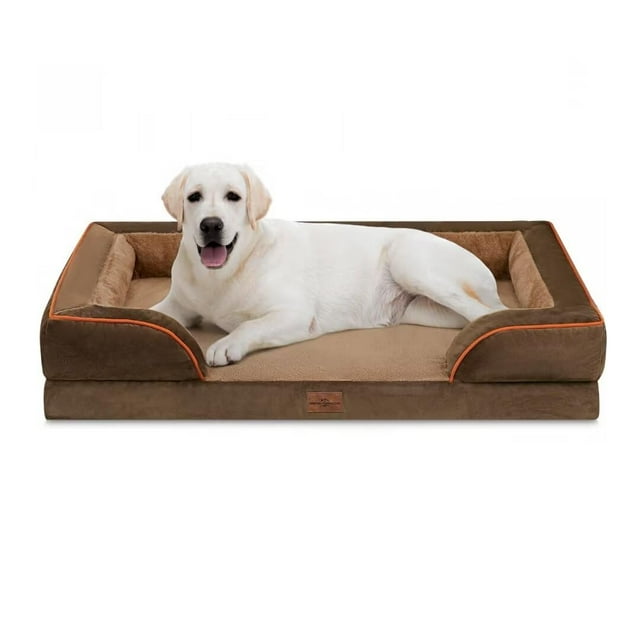 Cama para perros Comfort Expression Jumbo, impermeable, ortopédica, marrón