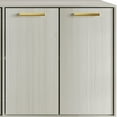 thumbnail image 4 of Castle Place Modern Sideboard Buffet Cabinet, Light Grey, 4 of 10