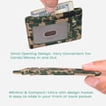 thumbnail image 4 of LAICAIW Slim Wallet RFID Front Pocket Wallet Minimalist Secure Thin Credit Card Holder Camouflage Green, 4 of 6