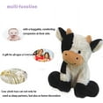 thumbnail image 4 of Cow Stuffed Animals Soft Cuddly Cow Plush Stuffed Animal Toy for Kids Suitable for 3 kids, 4 of 5