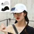 thumbnail image 7 of Zenithome Solar Charging & USB Portable Fan Hat - Adjustable Sun Hat with Detachable Fan, Protective Grill & Size Strap for Outdoor, Travel, Sports, 7 of 7