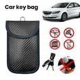 thumbnail image 3 of Soumake Faraday Bag Car Key Storage Organizer Wear Resistant Signal-Blocking Anti-theft Portable Car Key Case Faraday Pouch, 3 of 8