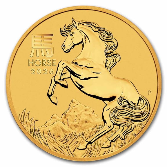 2026 Australia 2 oz Gold Lunar Horse BU (Series III)