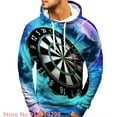 Dart Board Design Hoodies Fashion 3D Printed Sweatshirts Game Harajuku