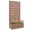 Brown 394, variant on Self-Watering Raised Garden Bed Kit 6-Piece, Elevated Planter Boxes with Drainage Holes for Patio, Deck, Balcony, Outdoor Flowers, Vegetables, Herbs, Brown Polypropylene