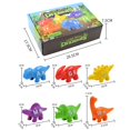 thumbnail image 6 of 26PCS Dinosaur Alphabet Learning Toys 2-4, Educational Toys Gifts for 2 3 4 Year Old, Double Sided ABC Matching Game, Pre Activities Fine Motor Toys 3-5, 6 of 9
