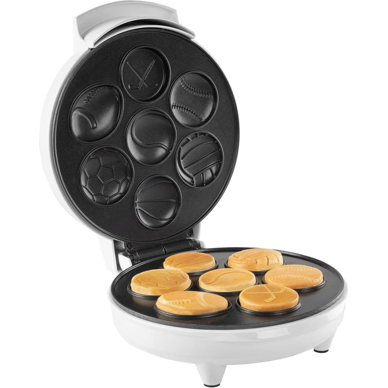 Sports Waffle Maker- 7 Ball Pancakes- Electric Nonstick Baker