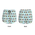 thumbnail image 3 of Rateoe Roosters And Plants Printed 2 in 1 Women's Workout Shorts for Athletic Gym Running Shorts with Phone Pockets-XX-Large, 3 of 7