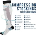 thumbnail image 4 of GZHJMY Alpaca Compression Socks, Women Men Long Stocking (20-30mmHg), Travel Knee High Stockings for Athletic Sports,Running,Cycling,Nursing, 4 of 7