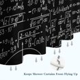 thumbnail image 6 of Math Equations Binary Code Blue Pattern Shower Curtain 72"x84" ,Bathroom Decorative Shower Curtains Set with 12 Hooks,Modern Waterproof Washable Shower Curtain, 6 of 6