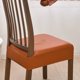 thumbnail image 1 of Nvzi 2 fundas de asiento impermeables para sillas de comedor, fundas de asiento de silla de cuero sintético, funda protectora de silla de comedor extraíble y lavable (marrón claro), 1 of 4