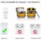 thumbnail image 2 of Keychain for Airpods 1 and 2, Suublg 3D Animation Character Design Cute Case Protective Covers Accessories Compatible with AirPods Earphone, 2 of 4