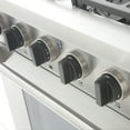 thumbnail image 3 of KUCHT Professional 30 in. 4.2 cu. ft. Dual Fuel Range for Natural Gas with Sealed Burners and Convection Oven in Stainless Steel with Tuxedo Black Knobs, 3 of 8