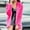Hot Pink, variant on Cyber*Monday on Sale ChaoHeng Plus Size Winter Clothes for Women Women's Faux Rabbit Fur Jacket,Soft Plush Shirt Collar Coat with Pockets