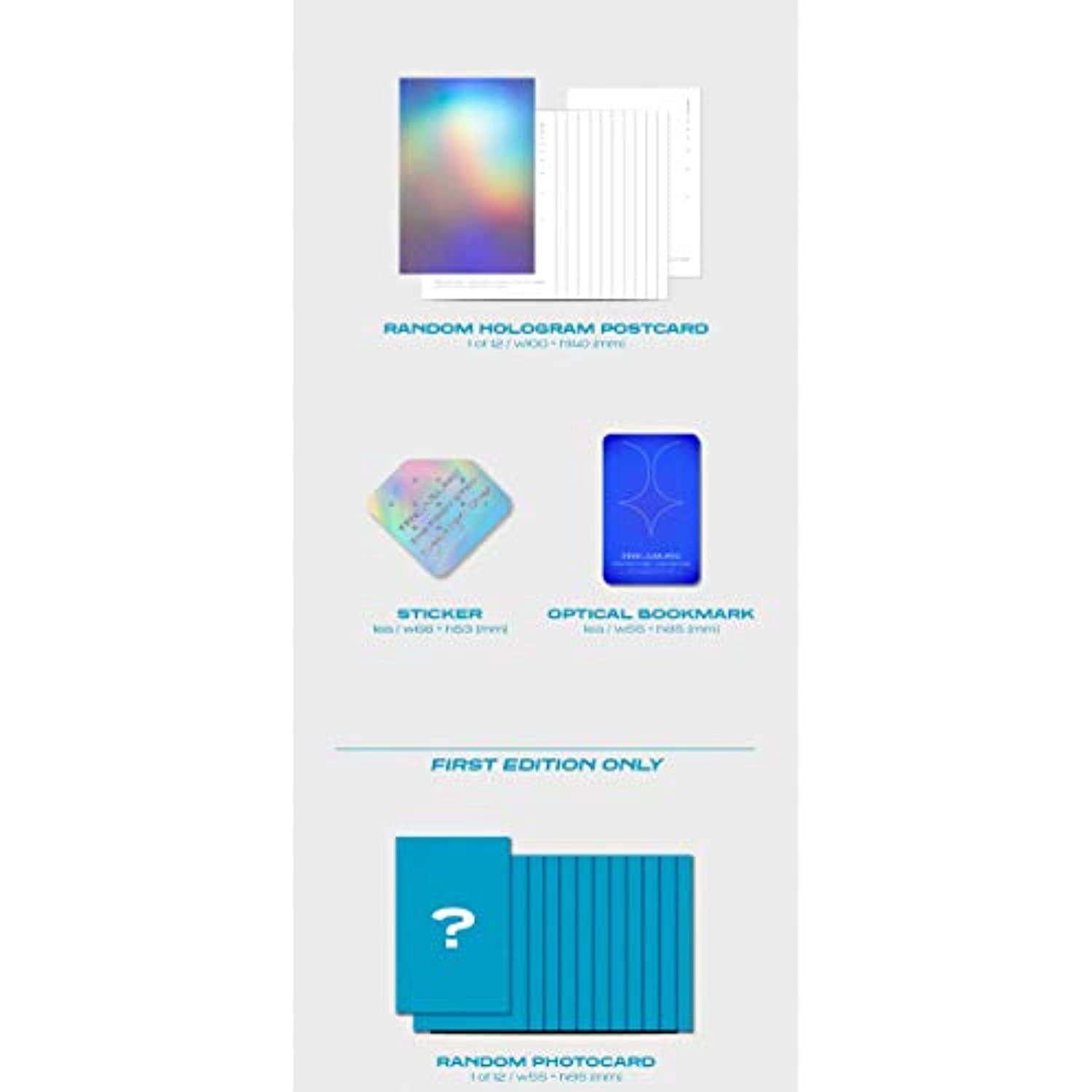 Treasure - The First Step : Chapter One (Random Cover) (incl. 150pg Photobook, 2pc Photocard, Selfie Photocard, Hologram Postcard, Sticker + Bookmark) - Music & Performance - CD