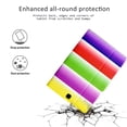 thumbnail image 3 of Allytech Galaxy Tab A 9.7 Inch Case SM-T550, Slim Fit Smart Cover Auto Sleep Wake Folio Stand PU Leather Shockproof Pencil Holder Wallet Case Girls Shell for Samsung Galaxy Tab A 9.7", Rainbow, 3 of 7
