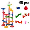 thumbnail image 2 of 80PCS Children Marble Run Set Interactive Building Block Toy Development Toy, 2 of 10