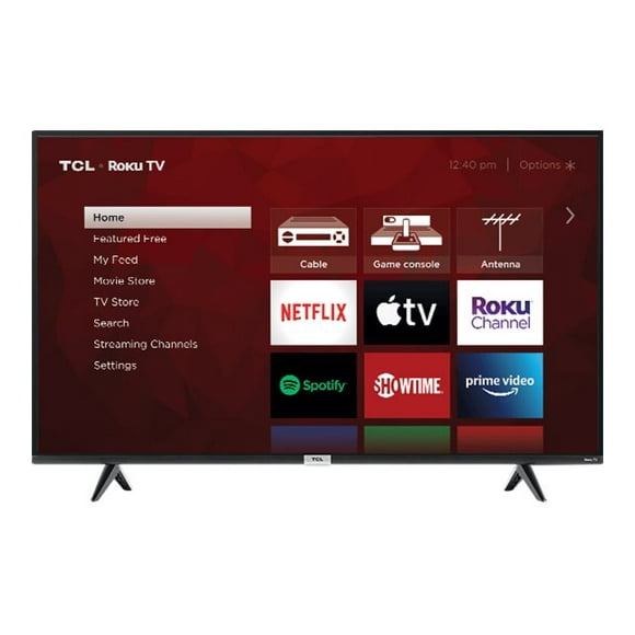 TCL 50S435 - 50" Diagonal Class (49.5" viewable) - 4-Series LED-backlit LCD TV - Smart TV - Roku TV - 4K UHD (2160p) 3840 x 2160 - HDR