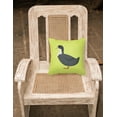 thumbnail image 2 of Carolines Treasures BB7688PW1818 Blue Swedish Duck Green Fabric Decorative Pillow, 18 x 18 in., 2 of 2
