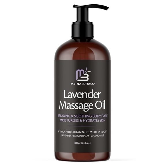 Lavender Massage Oil with Collagen and Stem Cells Massage Oil