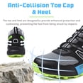 thumbnail image 4 of Men's Trail Running Shoes Lightweight Breathable Hiking Shoes Non Slip Outdoor Walking Sneakers for Travel Trekking Camping, 4 of 8