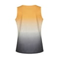 thumbnail image 4 of FASHIONWT Women Gradient V Neck Tank Top Tie-dye Sleeveless Casual Shirt, 4 of 4