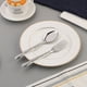 thumbnail image 4 of 100 tenedores de cena, cuchara plateada de 18 cm, cuchara de tenedor de acero inoxidable, para el hogar, la cocina o el restaurante, apto para lavavajillas MFZFUKR BST3023380-1, 4 of 6