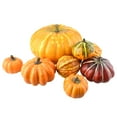 thumbnail image 1 of Artificial Pumpkin Home Decor, Assorted Sizes, 8-Piece, 1 of 1