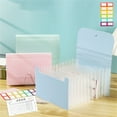 thumbnail image 6 of 13 Pocket Receipt Coupon Folder Expanding Document Folder Small Portable File Organiser for School and Office Supplies, 6 of 9