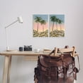 thumbnail image 3 of Stupell Industries Sunrise Tropical Scene Landscape Painting Unframed Art Print Wall Art, 10 x 15, Set of 2, 3 of 8