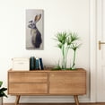 thumbnail image 2 of Stupell Industries Minimal Woodland Rabbit with Perched Birds Painting Canvas Wall Art by Karen Weber Fine Art, 2 of 6