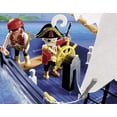 thumbnail image 4 of Playmobil 5810 Pirate Boat, with Cannon and Floating in Water, 84 Pieces, 4 Years Old, 4 of 5