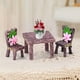 thumbnail image 5 of Juego de sillas de mesa artesanales CUTICAT de resina multicolor, 5 of 7