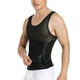 thumbnail image 5 of Men Body Shaper Slimming Tank Top Compression Shirts Tummy Control Tank Top Belly Slimmer Underwear, 5 of 6
