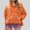 Orange#1, variant on Drovellove Women's Quilted Puffer Vest Zip Up Sleeveless Hooded Jacket with Pockets | Lightweight Packable Layering Piece for Fall Winter Spring