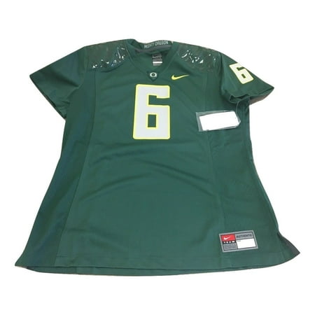 Custom Oregon Football Jersey - Oregon Ducks Nike #6 Women's Authentic Football Jersey XXL