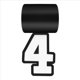 thumbnail image 1 of Colgante Número 4 para Collar de Béisbol Colgante para Collares de Fanáticos del Deporte para Collar de Cuerda, 1 of 8