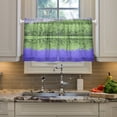 thumbnail image 5 of Green Forest and Lake 27"x24" Linen Look Cafe Curtain Set with Privacy and UV Protection, 5 of 8