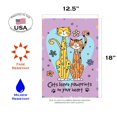 thumbnail image 2 of Toland Home Garden Kitty Paws Pawprints Cat Flag Double Sided 12x18 Inch, 2 of 5