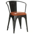 thumbnail image 6 of vidaXL Dining Chairs Real Leather Living Room Armchair Brown Real Leather, 6 of 17
