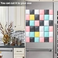 thumbnail image 3 of Yayeee Magnetic Dishwasher Cover for The Front Decoration Home Kitchen Machine Sticker Protector, Gray Checkered Pattern, 3 of 6