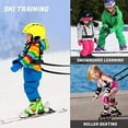 thumbnail image 2 of Arnés de hombro para esquí para niños, arnés de entrenamiento para patinaje sobre snowboard, con correa extraíble y asa de fácil elevación (negro) brillar Electrónica, 2 of 4