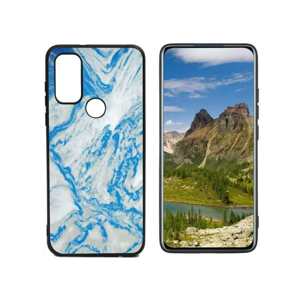 Blue-Marble-s-Men-39 Phone Case, Degined for Motorola Moto G Pure Case Men Women, Flexible Silicone Shockproof Case for Motorola Moto G Pure