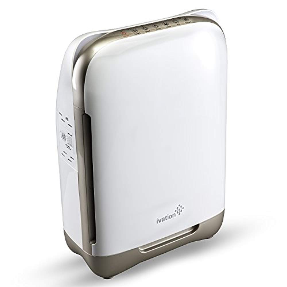 Ivation 4in1 Air Purifier HEPA, Carbon and Charcoal Filter for
