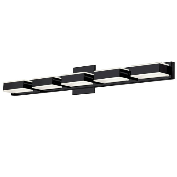 Dainolite 25W LED Wall Vanity, Matte Black Finish