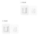 thumbnail image 1 of Wosthever Colgador de plástico autoadhesivo, sin taladro, transparente, gancho organizador, oficina, Hotel, restaurante, soporte para baño, 1 1 par 2Conjunto, 1 of 6