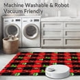 thumbnail image 5 of ODIKA 5'x7' Machine Washable Non-Slip Area Rug, Festive Buffalo Plaid Holiday Xmas Decoration High Traffic Rug, Red, 627581, 5 of 5