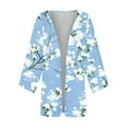 Cardigans for Women Plus Sizes Womens Summer Fall Printed Cardigan Long