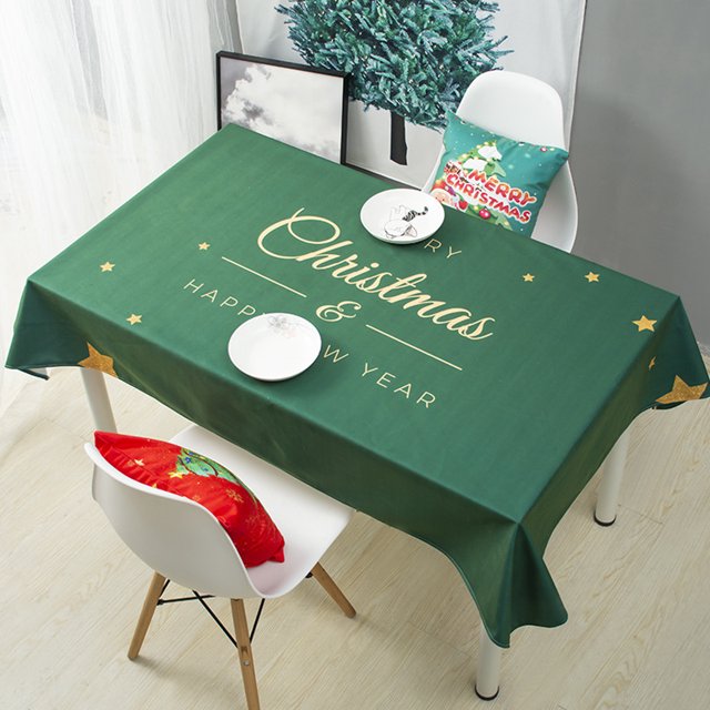 Table Cloth for Holiday Decor, Spillproof Anti-Scratch Durable Tablecloths Pattern for Party, Family Gatherings,Christmas Dinner,
