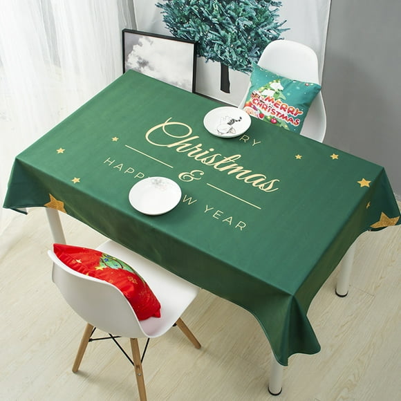 Table Cloth for Holiday Decor, Spillproof Anti-Scratch Durable Tablecloths Pattern for Party, Family Gatherings,Christmas Dinner,